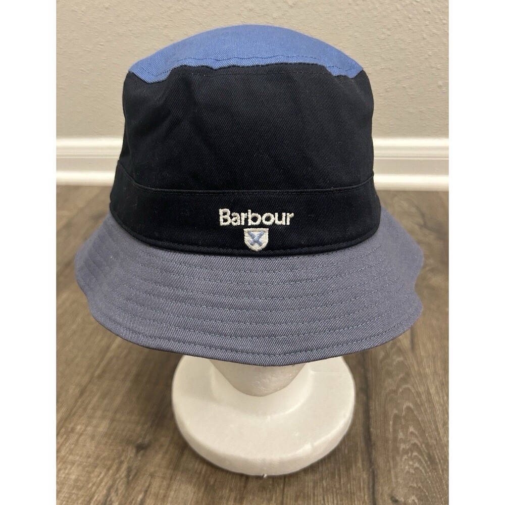 Barbour Bucket Hat Size Small Laytham Sports Hat Navy Mix